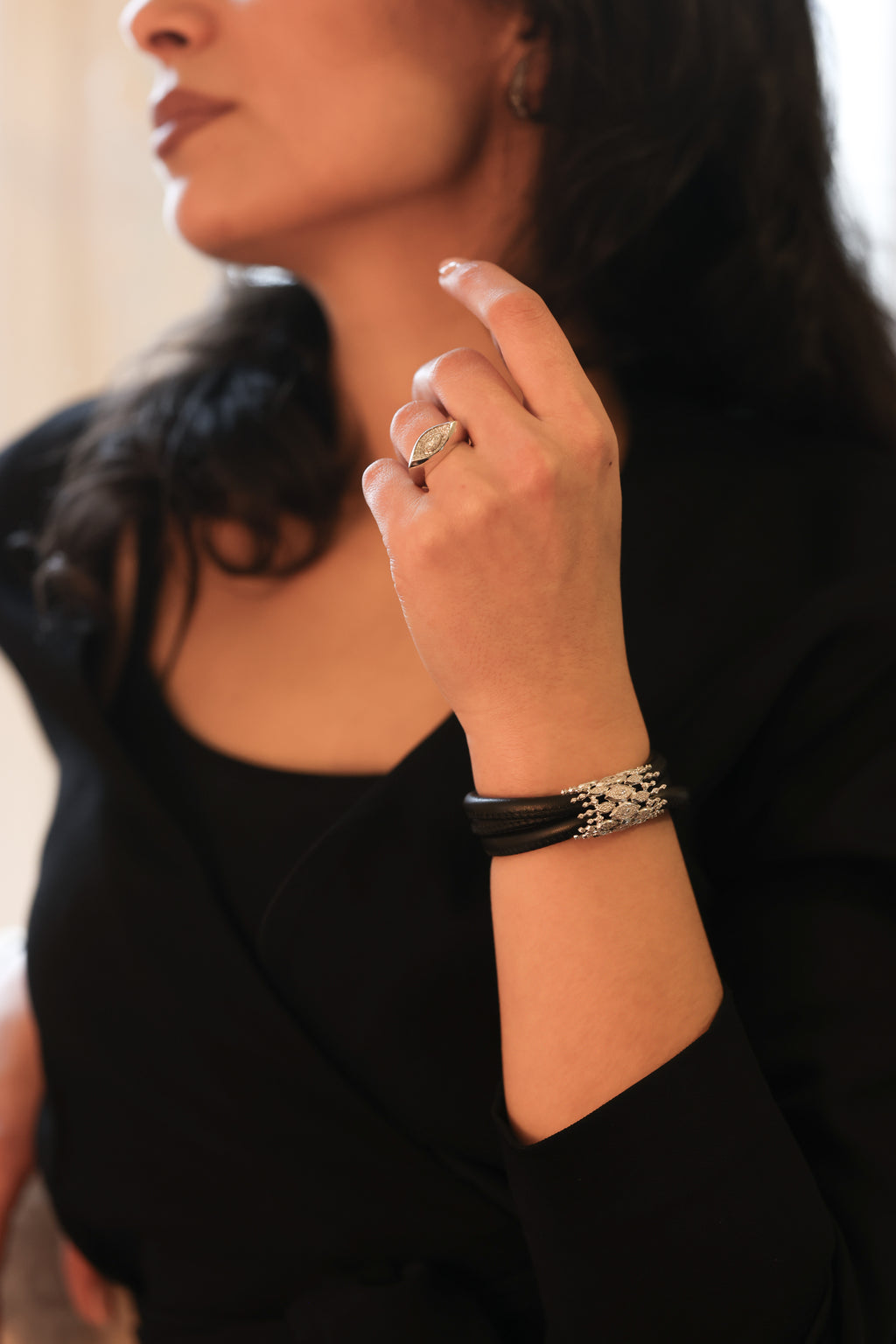 Leather Ombré Bracelet