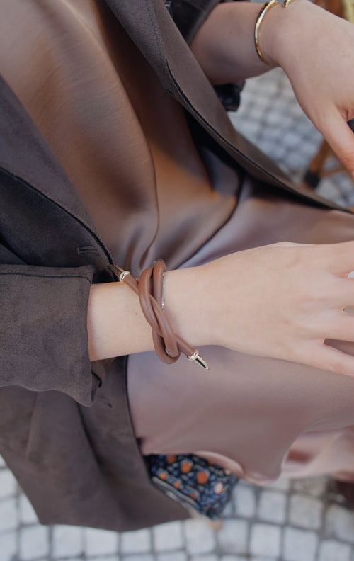 Empreinte Leather Bracelet