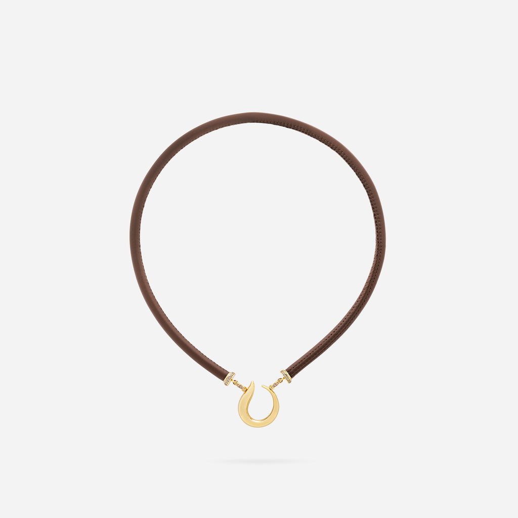 Empreinte Leather Necklace