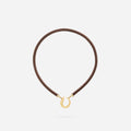 Empreinte Leather Necklace