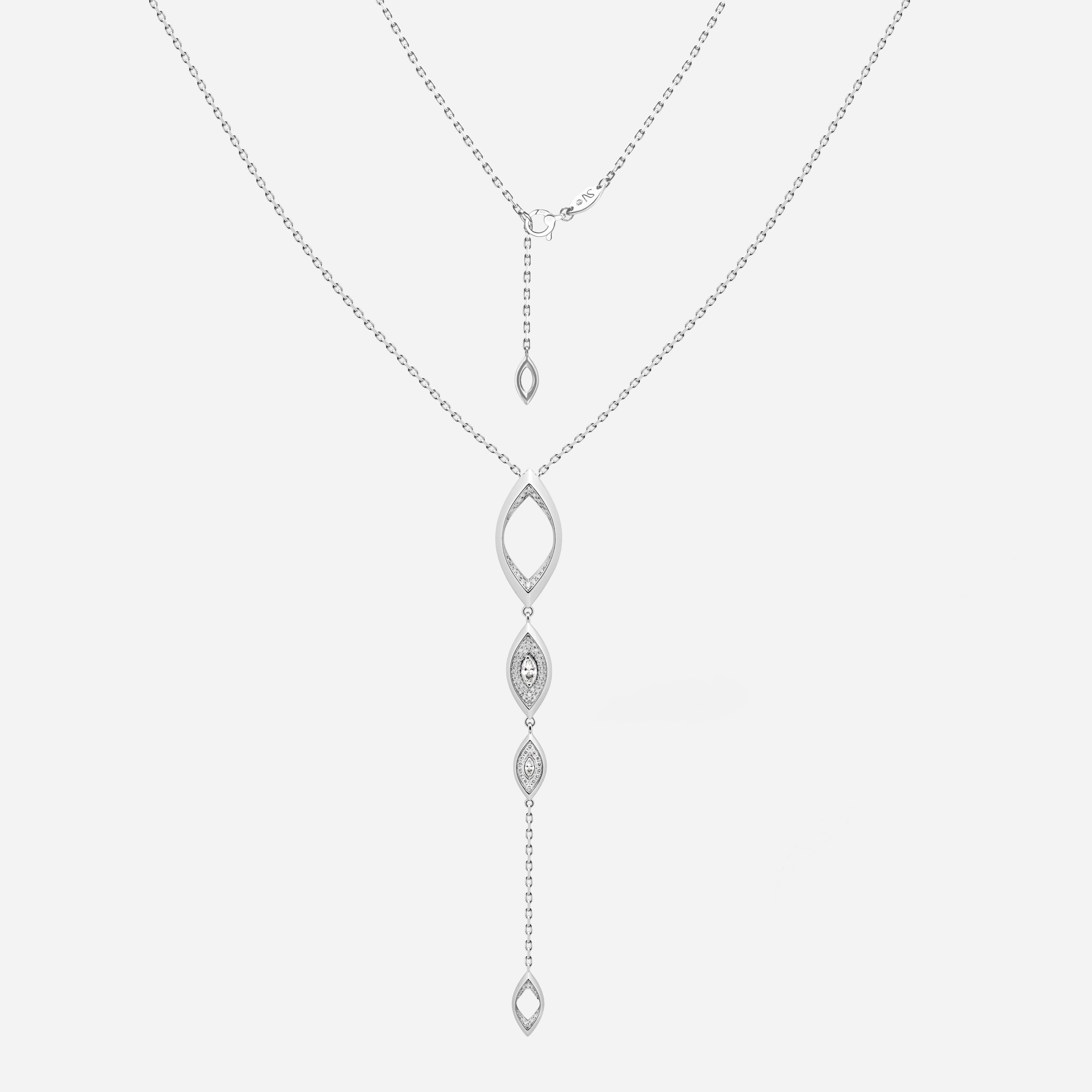 Lariat Ombré Necklace