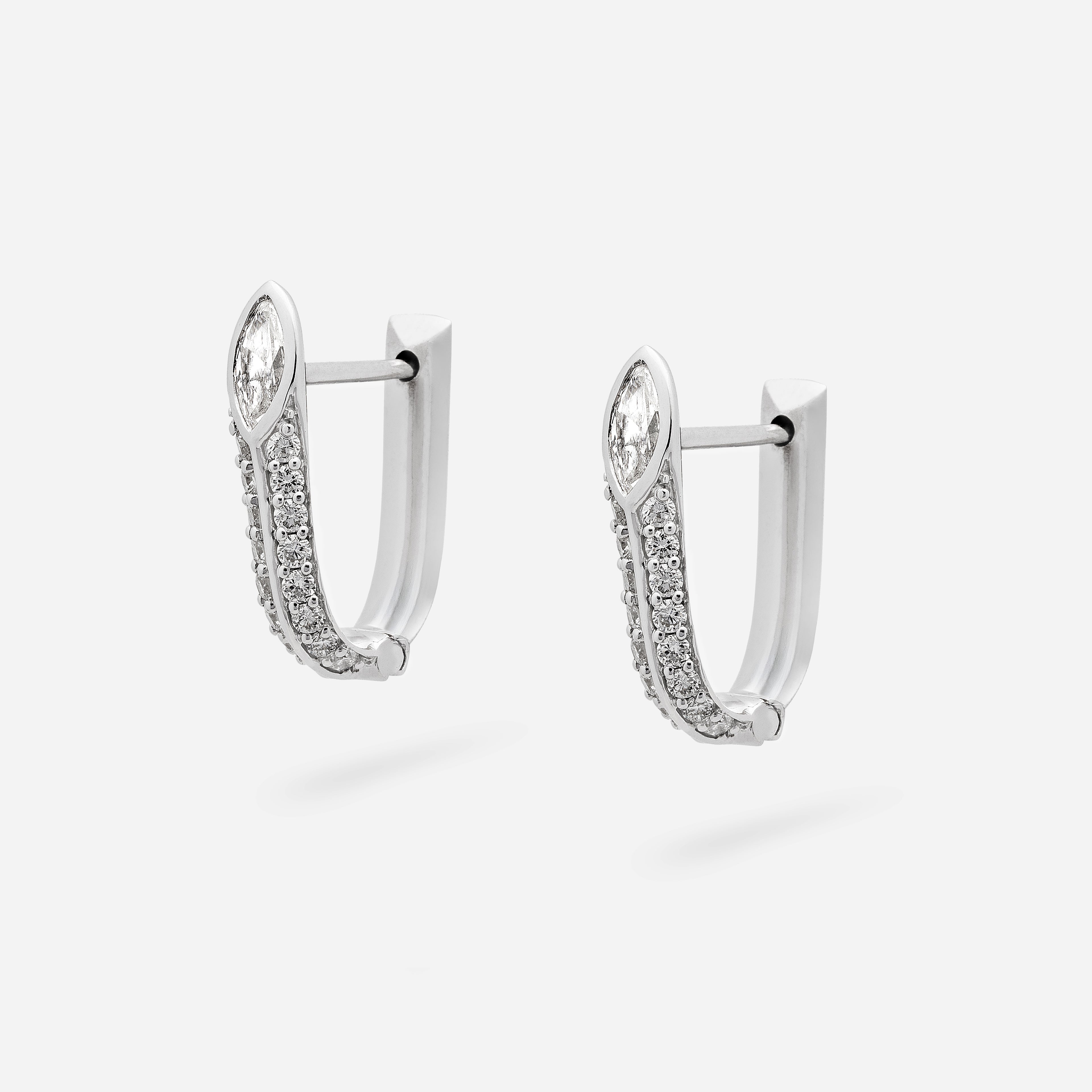 Ombré Earrings Pave