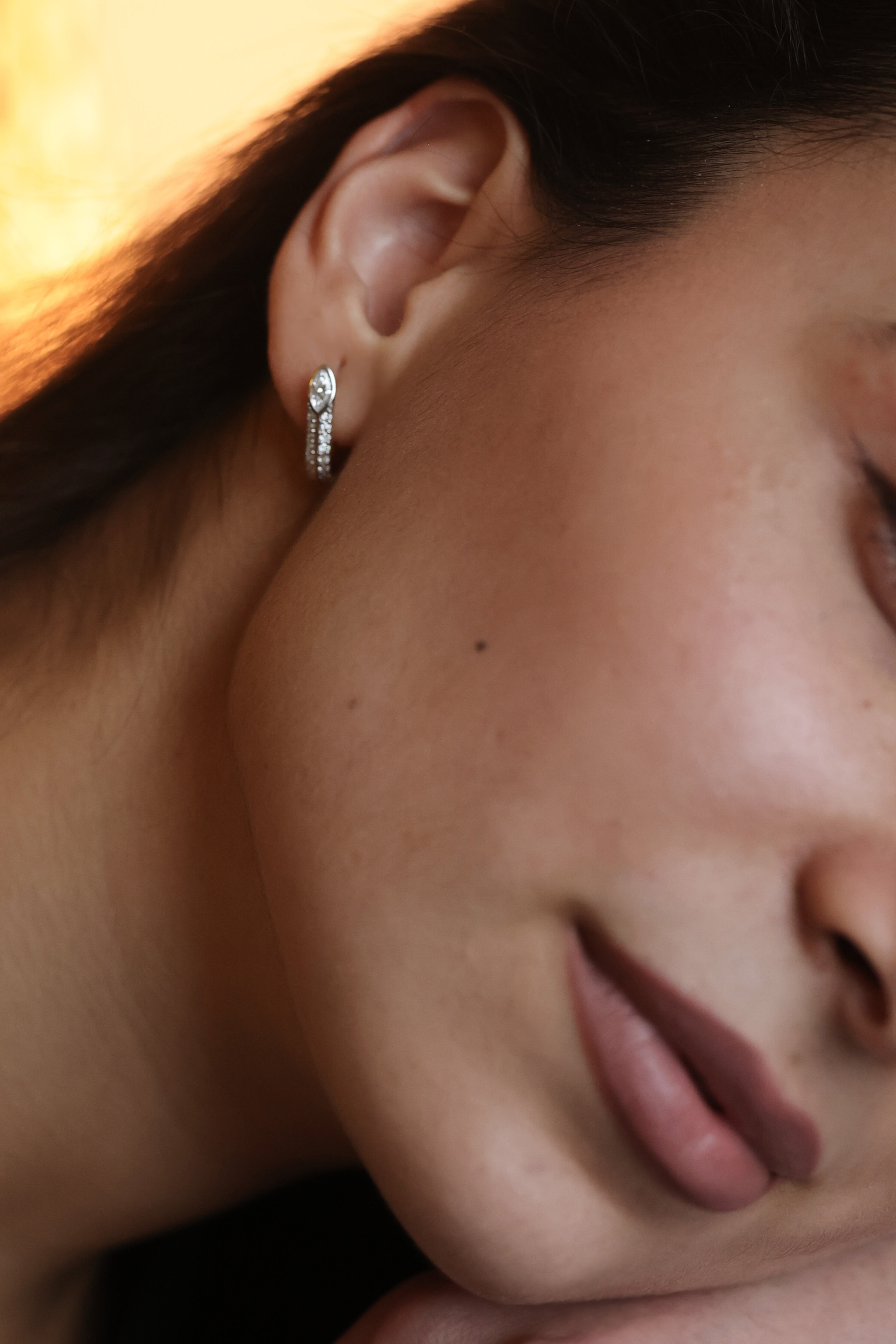 Ombré Earrings Pave
